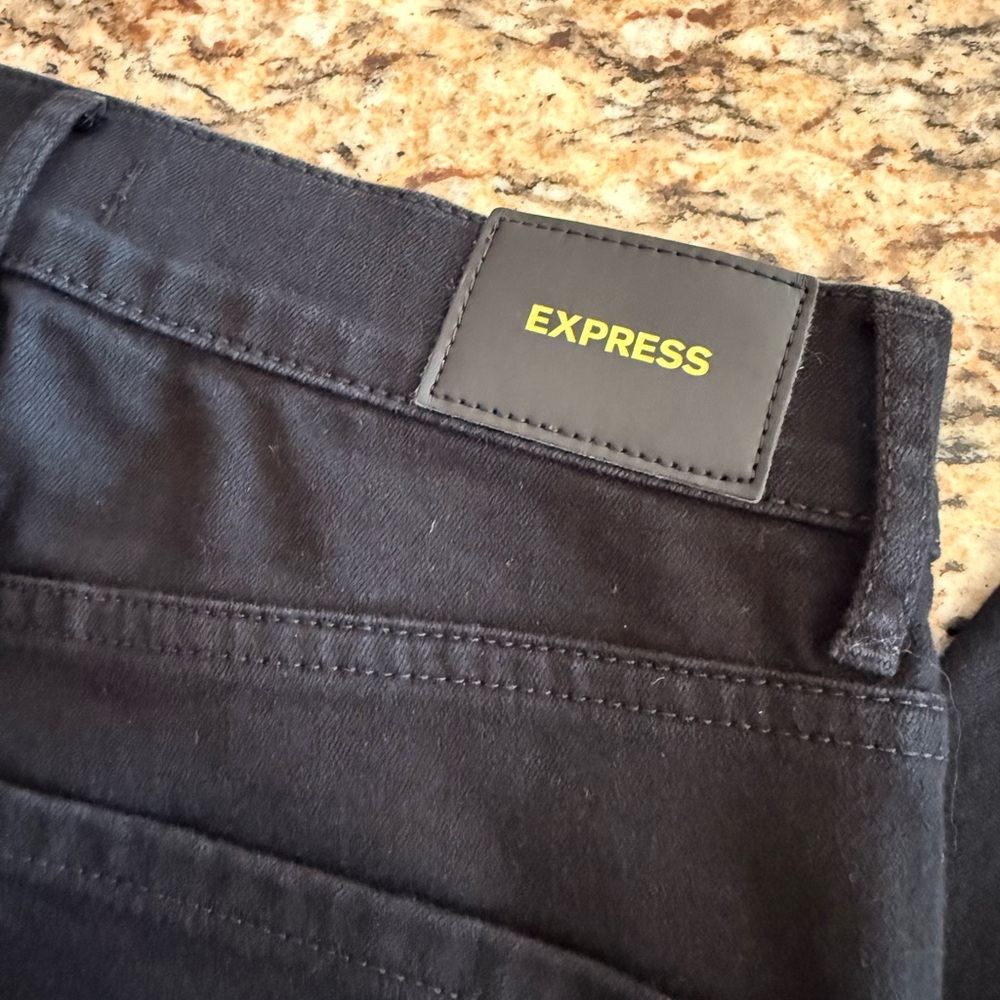 Express Women's Skinny Jeans - Black - Picture 8 of 9